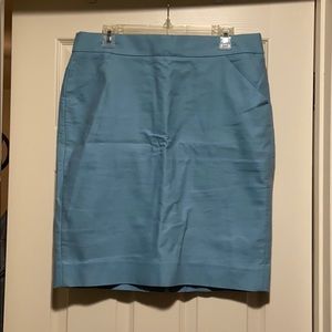 J. crew Pencil Skirt Size 12 Blue